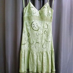 Sue Wong 100% Linen Dress